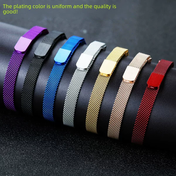 Magnetic Apple Milanese Woven Watch Band 10‑12‑14‑16‑18‑20‑22‑24mm