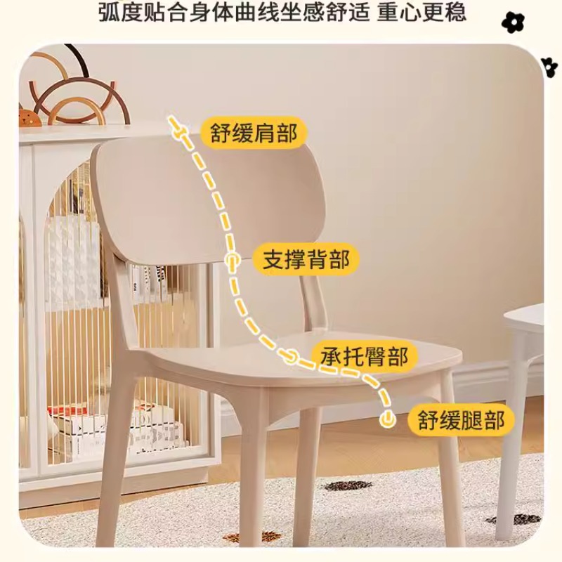 Taburete pequeño en la sala de estar, silla pequeña para niños, respaldo para el hogar, sofá de plástico, taburete, mesa de centro, taburete, banco pequeño antideslizante para jardín de infantes