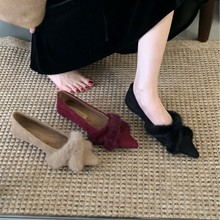 �¸���ɫ���^��ЬŮЬ��2025�¿��ﶬ�ٴ��������Ь��ȹ��ëëЬ