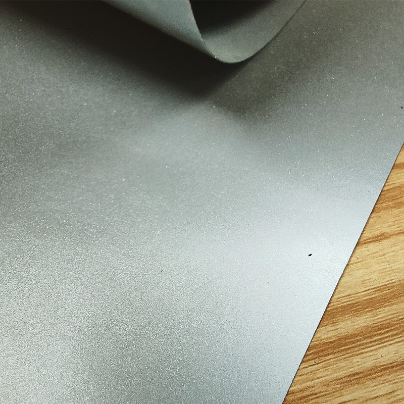 数码印刷亮银反光热贴膜带透明底膜服装烫画银色反光喷绘刻字膜