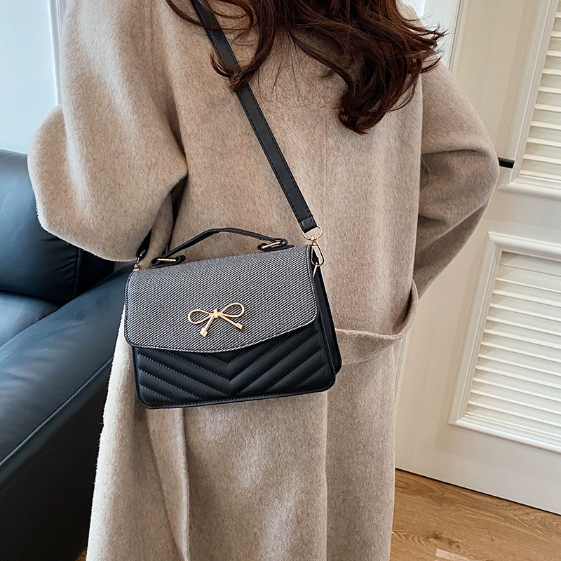 Сумка‑handheld корейского стиля, сумка через плечо 21×14×5 см, лёгкая деми‑сезонная