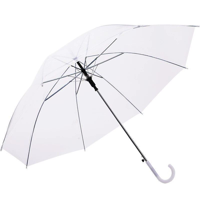 Зонт в стиле Umbrella ins простой и свежий Klein синий щенок прозрачный зонт для студентов с длинной ручкой интернет-знаменитость зонт