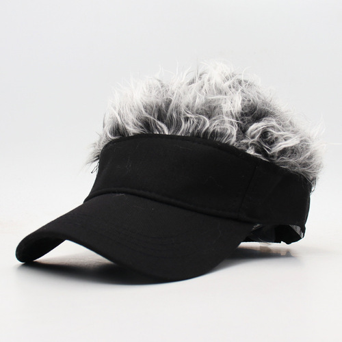 AliExpress Cross-Border Wigs Baseball Cap Men's European & American Streetwear Trendy Snapback Performance Hip-Hop Sun Hat