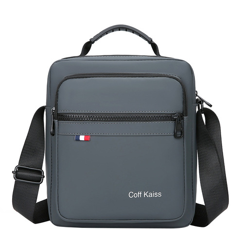 Men's large-capacity shoulder crossbody bag, casual commuting crossbody bag, multi-layer crossbody bag, men's business travel bag collection wallet