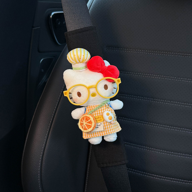 2026 New Model Car Seatbelt Shoulder Pads, Car Interior Seatbelt Decoration, Anti-Wear Clothing, Couple Set, Goddess Style