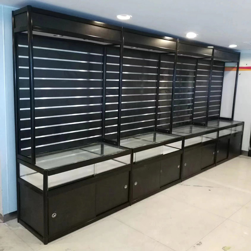 新款黑色挂板式展示柜手表展示柜饰品展示柜多用途产品展示柜现货