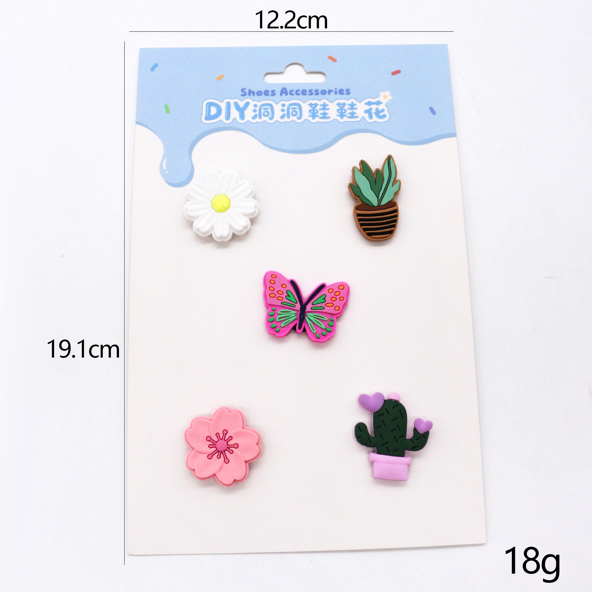Spot dibujos animados crisantemo hebilla de zapato de pvc goma suave flor personalidad agujero de la decoración del zapato DIY a juego hebilla de zapato ventas directas de fábrica