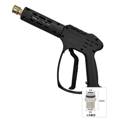 High pressure car wash water gun Accessories High-Pressure Car Wash Water - aluminum-valve-quick-connect-medium-long-gun-38-thread