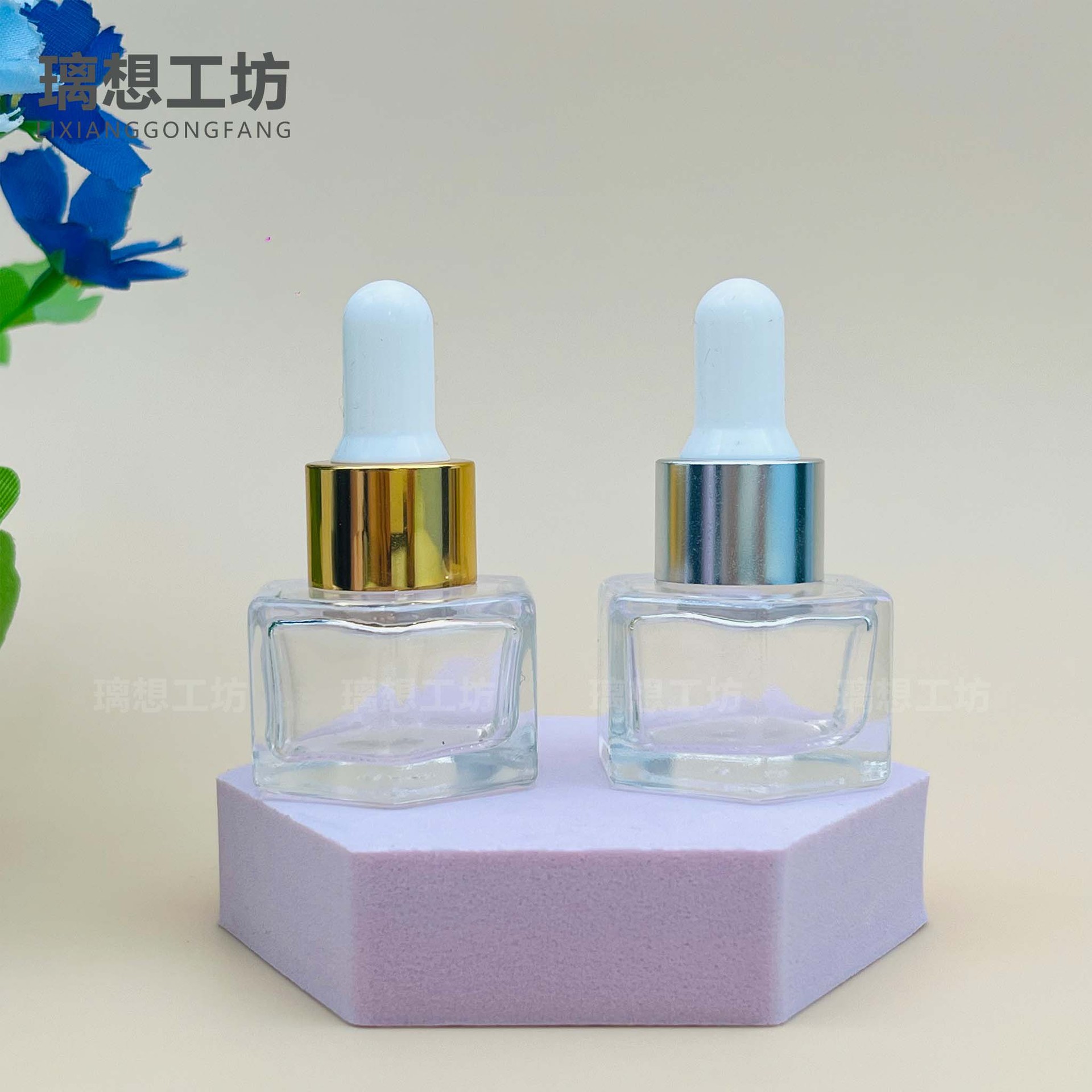 现货直供 10ml 精华液瓶 精油瓶 香水瓶 香薰瓶 六角瓶化妆品包材