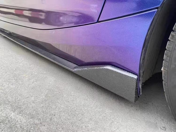 Suitable for BMW Z4 carbon fiber side skirts G29 modified side skirt trim small body kit AC style body decoration parts
