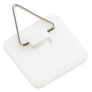 Factory wholesale plastic hook with adhesive triangle iron hook square round plate paste hook hook hook