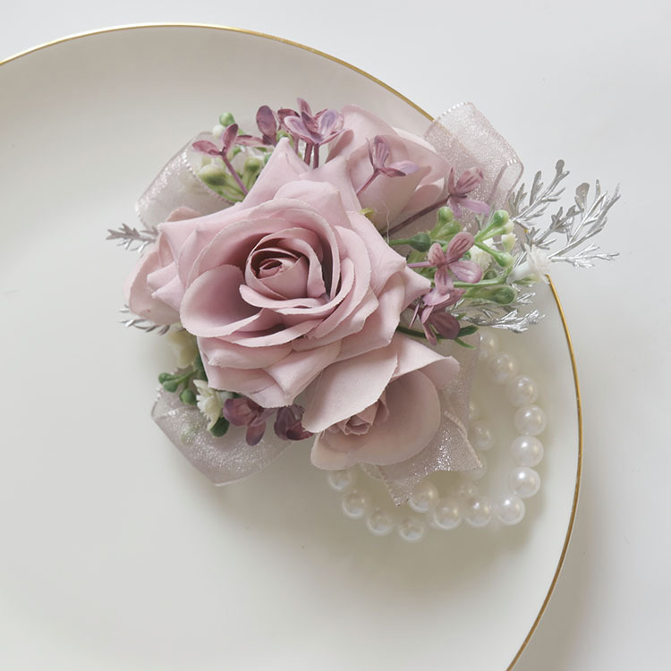 芸涵閣xs36結婚祝い花芸シミュレーション花ビジネス祝典開業ゲスト胸花襟花手首花紫|undefined