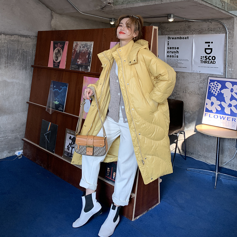 2020冬季新款加厚羽绒服女中长款宽松大码显瘦外套大衣羽绒衣批发|ru