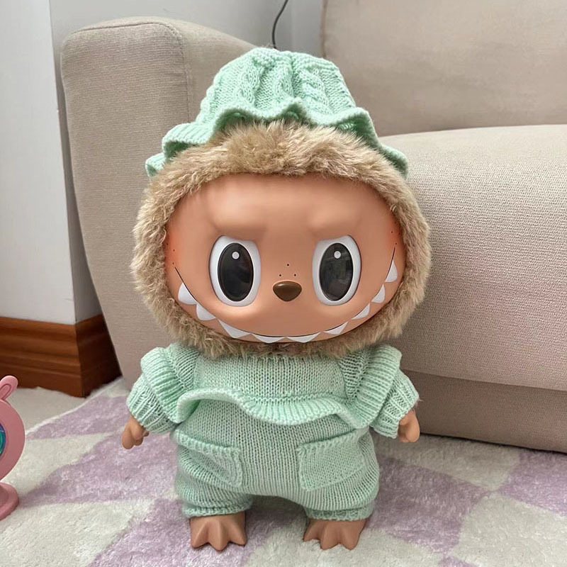 과일 녹색 스웨터 정장