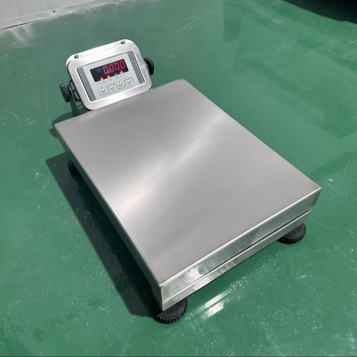 食品车间用不锈钢台秤电子落地称HH-TCS150kg5g电子台秤
