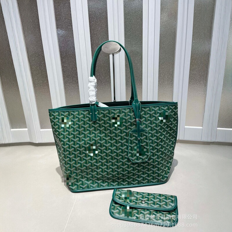 2025 New Goyard Style Tote Bag Large Capacity Satchel Shoulder Bag Fashionable Commuter Bag
