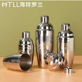 定做不锈钢摇酒器 酒吧调酒壶鸡尾酒调酒工具雪克杯厂家批发