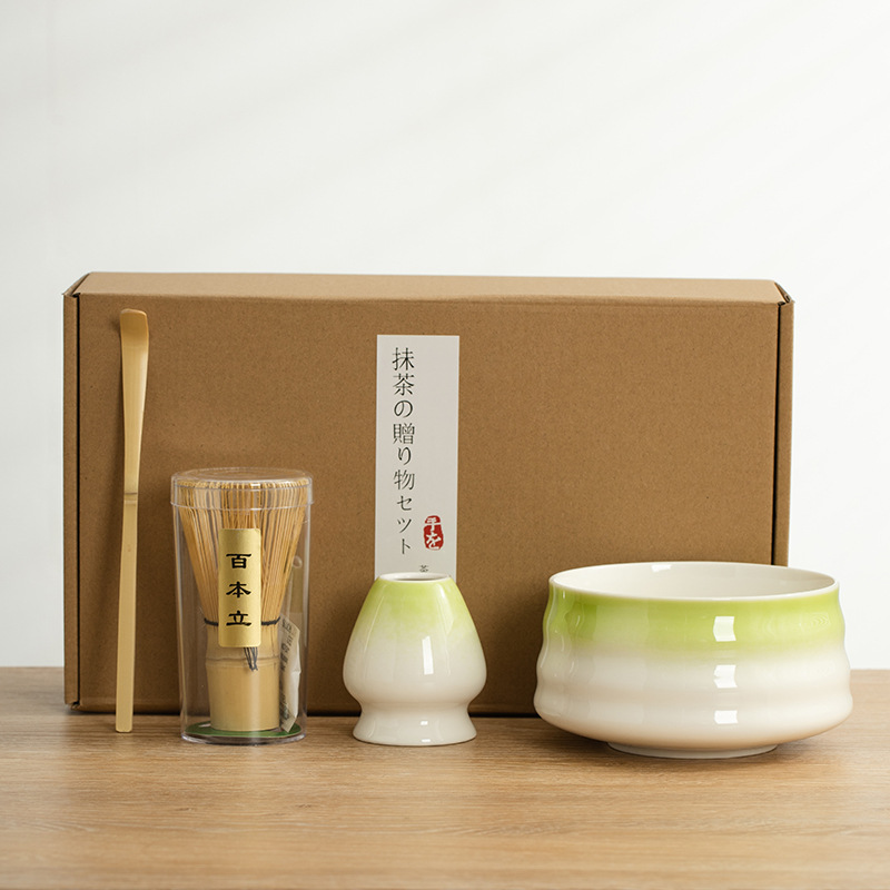 Té especial transfronterizo, cepillo de matcha, té de Baibenli, combinación de té, juego de té de matcha japonés, caja de regalo
