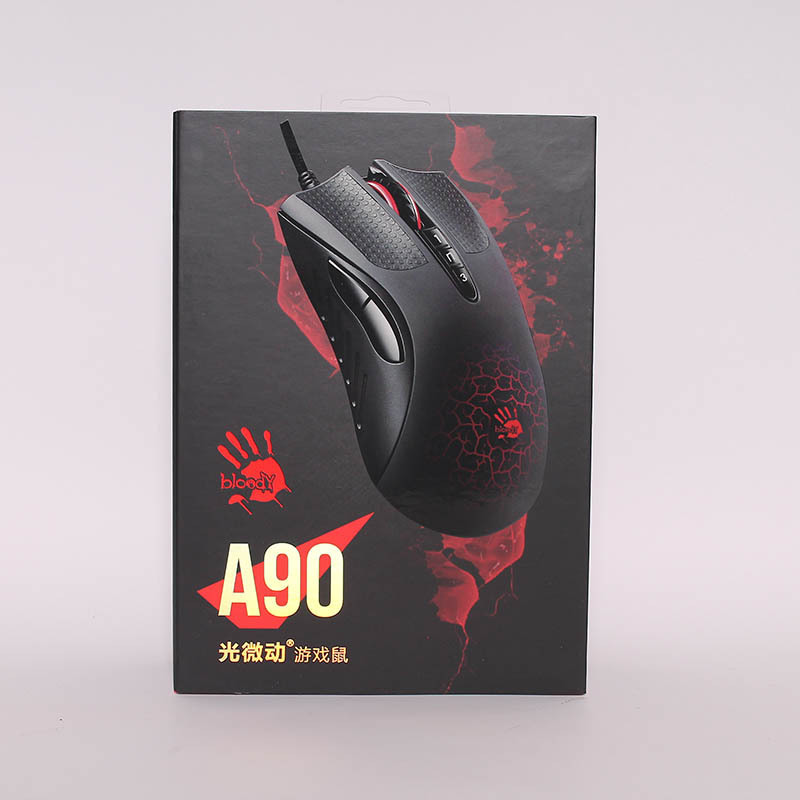 A4Tech Bloody A90 Gaming Mouse with Rgb Lighting for Esports, Internet Cafes, and Games Like Cf and Pubg