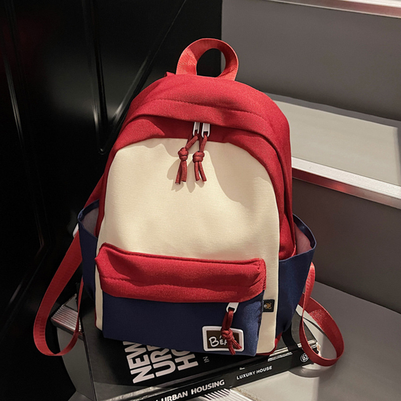 Mochila pequeña encantadora, muñeca de dibujos animados, mochila infantil, niña pequeña, mochila de bocadillos, retro
