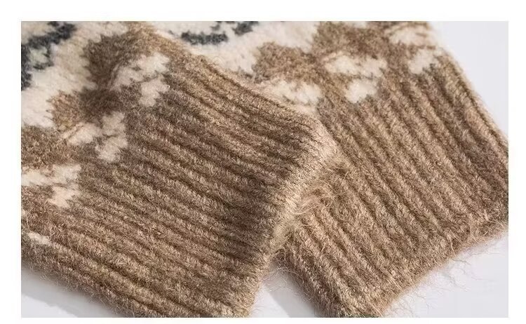 Herrenbekleidung Pullover Retro Lazy High End Vintage Winter Strickpullover_voghion.com