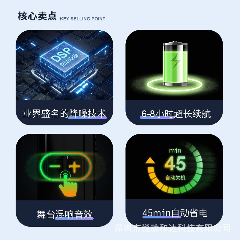 Wireless Bee Loudspeaker Headset Training Stall Microphone Guide Teaching Host Headset Microphone