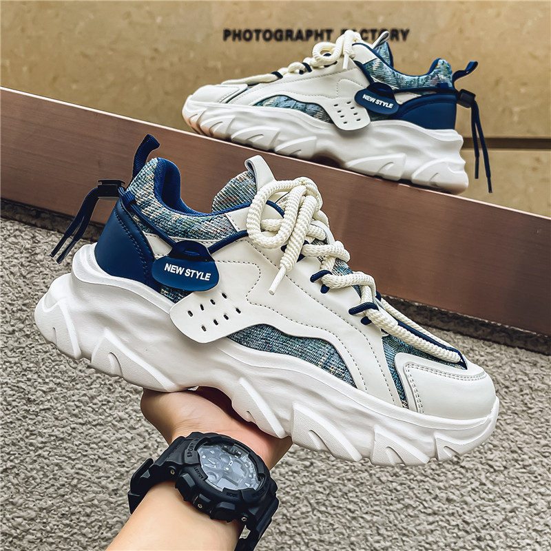 fashionable low trend sneakers for leisure platform