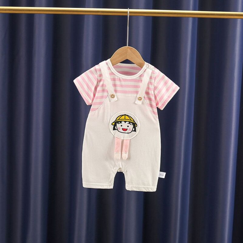 Trendy Baby Summer Romper Striped Newborn Baby Clothes Cotton Unisex Toddler Outdoor Wear Summer Fashion Trendy Baby Summer Romper Striped Newborn Baby Clothes Cotton Unisex Toddler Outdoor Wear Summer Fashion
