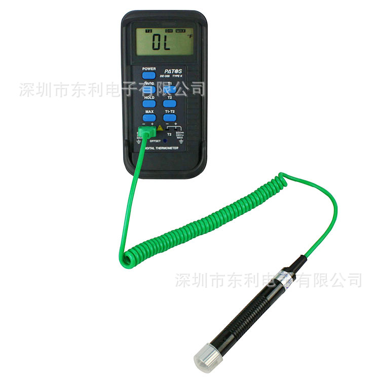 台湾PAT@S温度计DE-306数显温度计双探头温度计