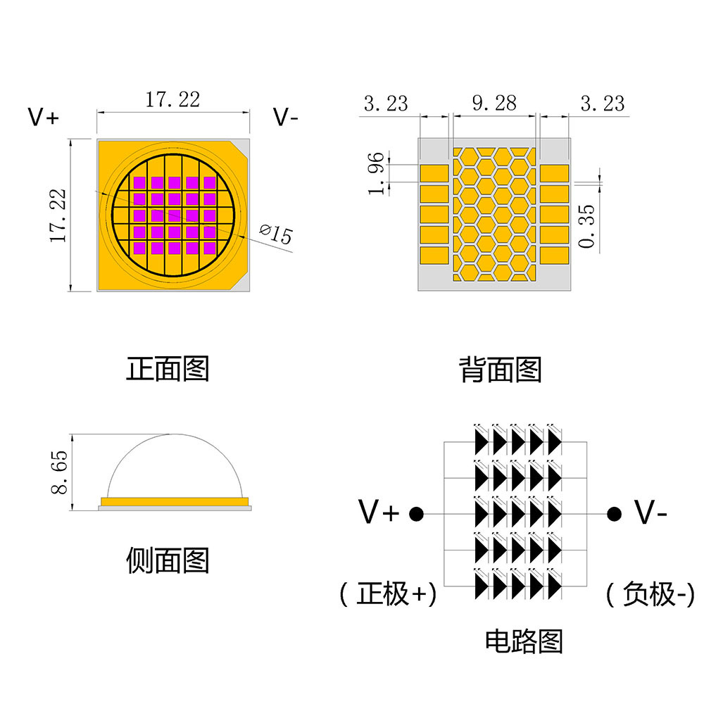 ��������25WʯӢ������װ370nm����uv�����������������led����