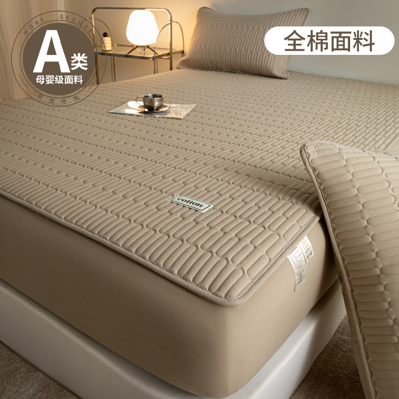 Nueva sábana de cama de algodón de una sola pieza funda de sábana cubierta protectora de colchón Simmons nueva temporada universal