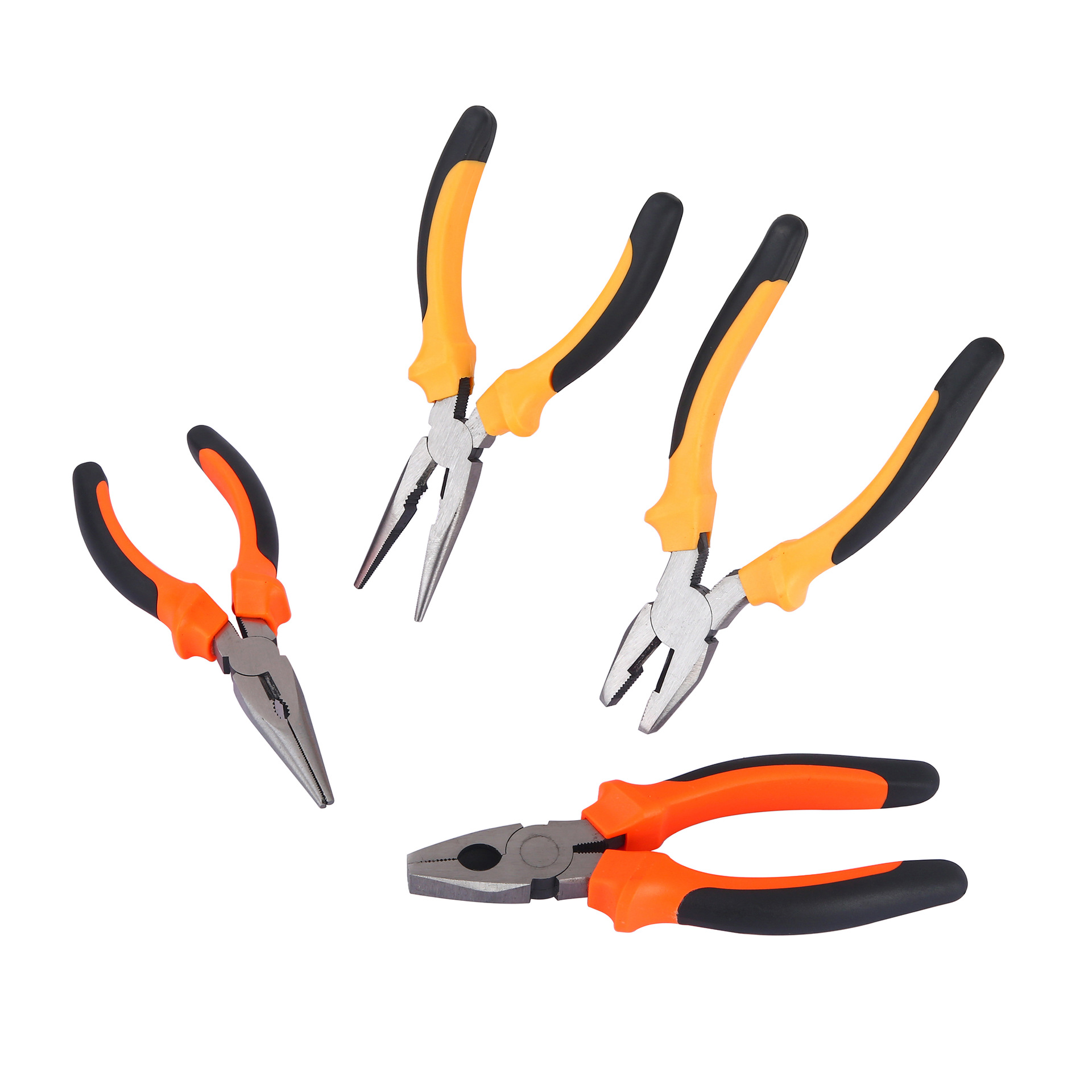 Tigre Alicates de alambre multifuncional Tigre daqua herramienta eléctrica boca puntiaguda grado industrial inclinado abrazadera de mano especial