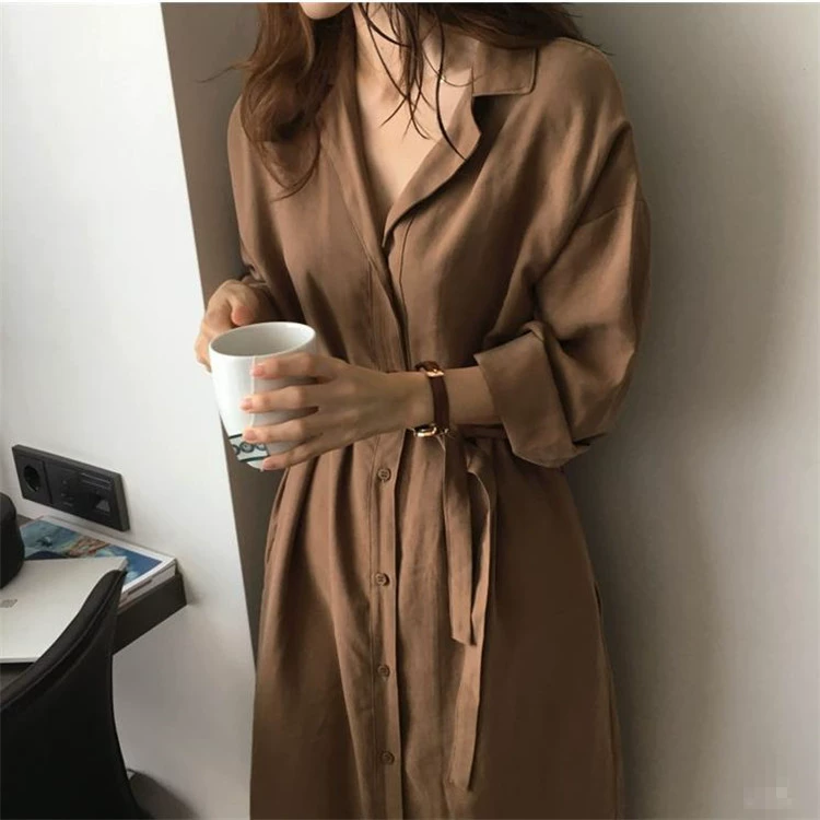 Цветовое осеннее trench coat, куртка, длинная рубашка, кардиган, свободный крой