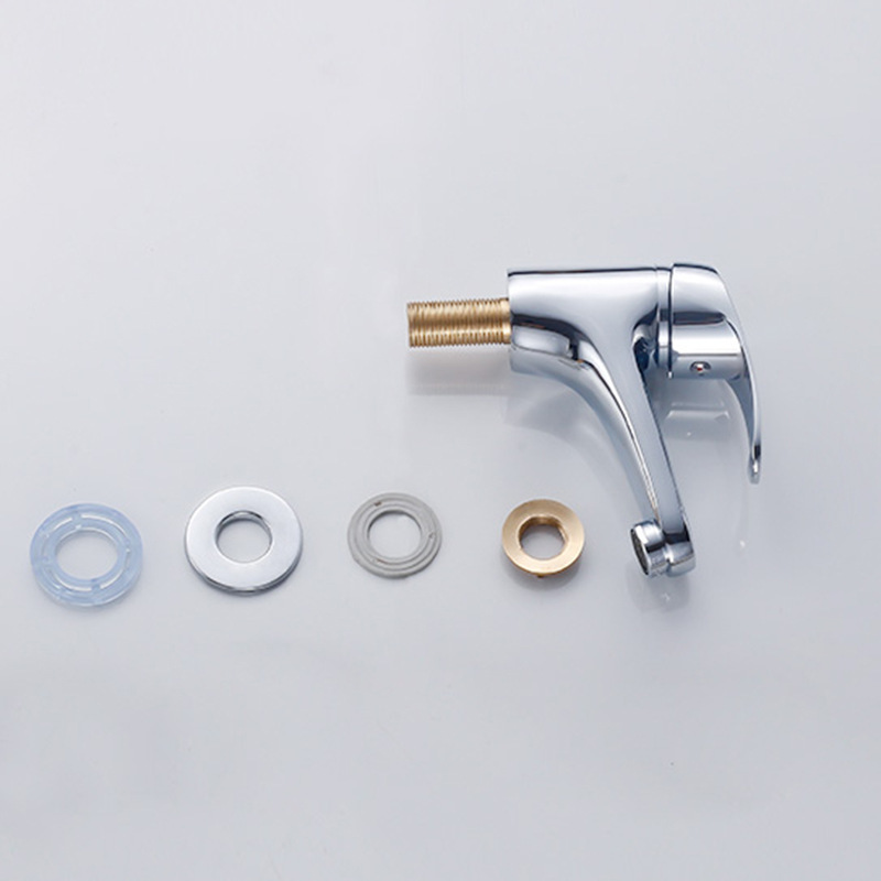 Grifo de Lavabo para Baño de Cobre, de Agua Fría, Galvanizado