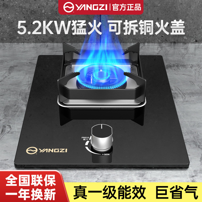 扬子燃气灶单灶家用台式液化气煤气天然气节能猛火2025新款嵌入式