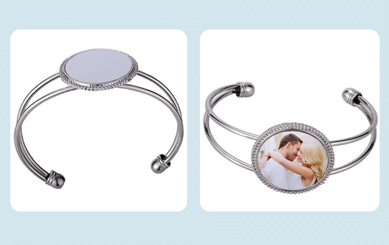 Lady Geometric Alloy Bangle 1 Piece