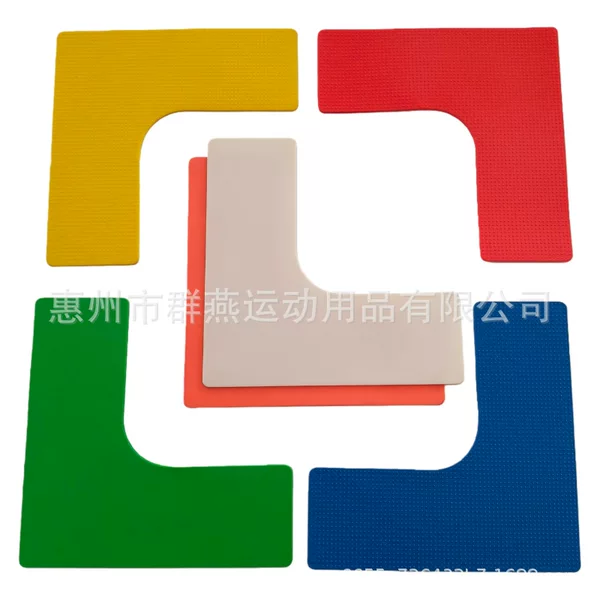 Pickleball Racket Flat Marker Disc, Ground Marker Pad, Soccer Training Disc, Marker for Tennis Court Lines, Training Marker
