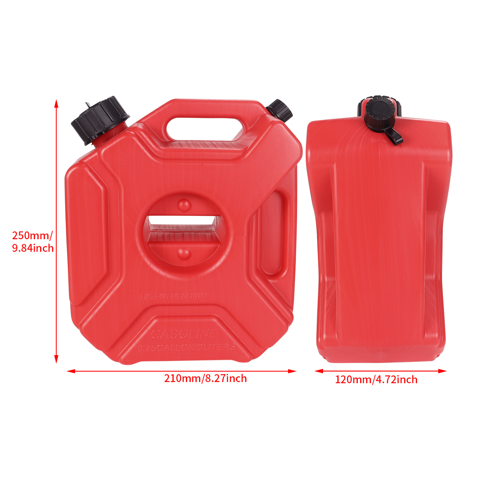 Oil Drum, Gasoline Drum, Off-Road Vehicle Spare Oil Drum, Car and Motorcycle Anti-Static Portable Emergency Oil Can