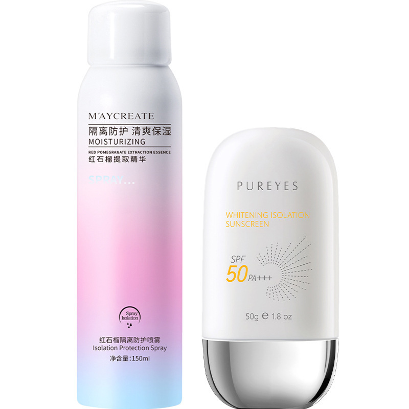Jianmei chuangyan isolation protective spray sunscreen moisturizing moisturizing concealer white summer TikTok generation hair