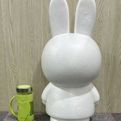 Oso de espuma directo de fábrica blanco DIY material de arreglo floral hecho a mano Día de San Valentín Rosa oso con juguete