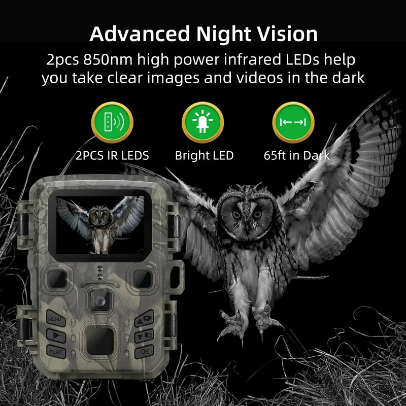24MP 1296P новинка для внешней торговли, WiFi Bluetooth, инфракрасное ночное видение, камера для слежения и охоты, прямое подключение через приложение WiFi301