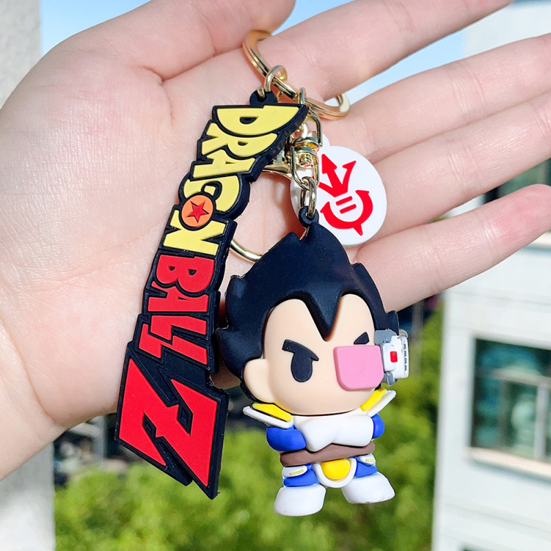 2024新しいドラゴンボールのキーホルダーのストラップのアニメの自動車のカバンは子供のプレゼントの漫画の孫悟空を飾ります。|undefined