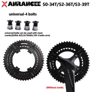 ANRANCEE Road bike double chainring suitable for SHIMANO 5800 105 UT kit with chainrings