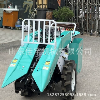 柴油玉米收割机小块地单行收获机 直连传动苞米割台