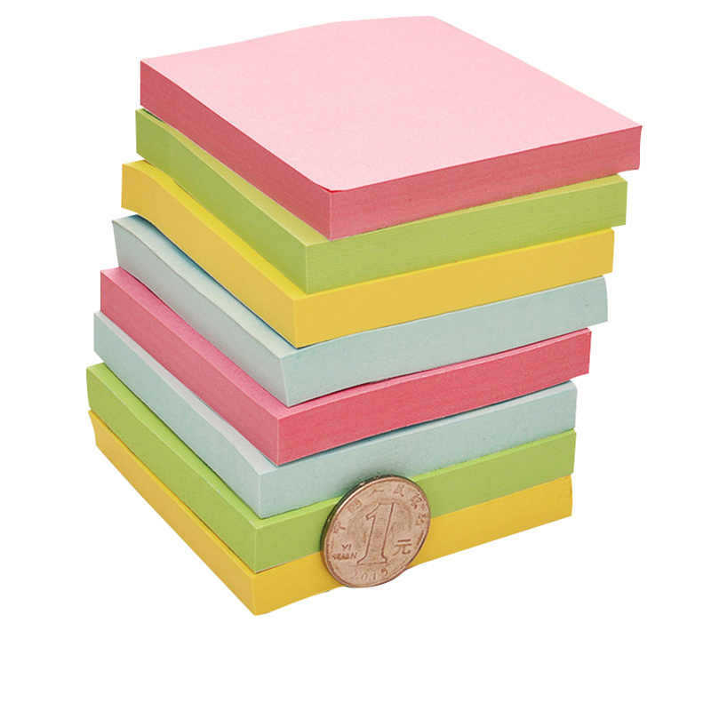 Post-it para estudiantes de escuela primaria, tiras pequeñas de alto valor para uso de oficina, etiquetas adhesivas pegajosas, adhesivos fuertes para estudiantes de secundaria
