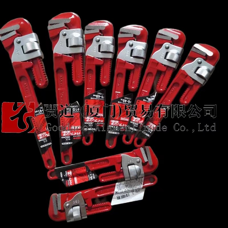 APW350日本LOBTEX虾牌アルミパイプレンチ管鉗APW350
