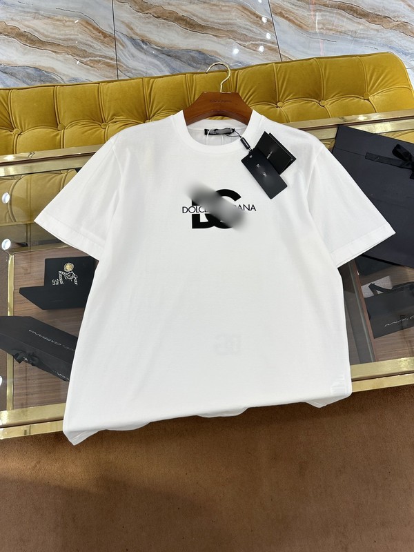 D Dujia G 夏新作人気プリントヨーロッパ通気性ラウンドネックカジュアル万能トレンドブランドトップス Tシャツ半袖メンズ|undefined