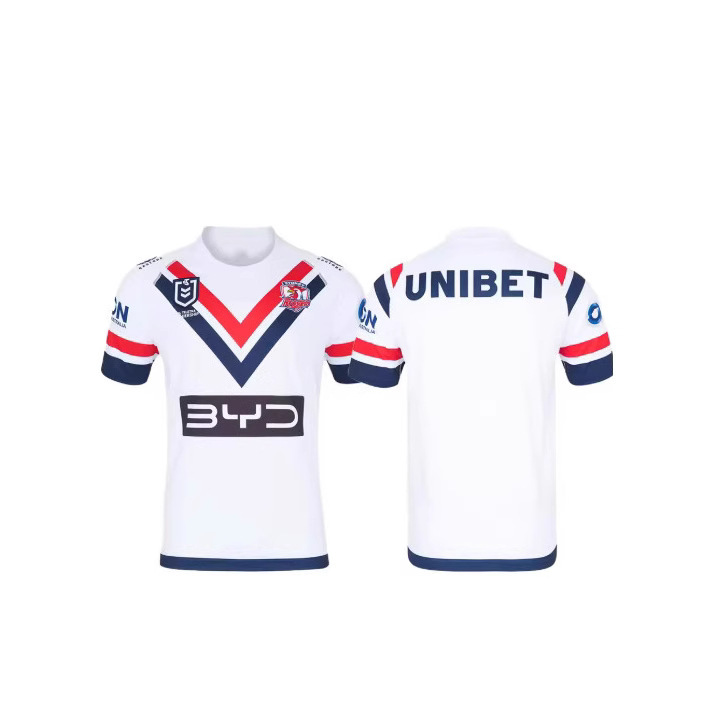 25 Australian Rugby Training T-Shirt t Men's Fans Sydney Roosters 3D Casual Sports Fashion T-Shirt