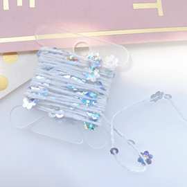 小样手混线白银色系列2原创设计辅料特色线手工花边包装绳DIY配件