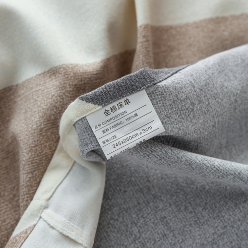 Pure cotton brushed bed sheet single product ruffle skirt thickened quilt dormitory bed cover single pure cotton bed sheet single piece wholesale